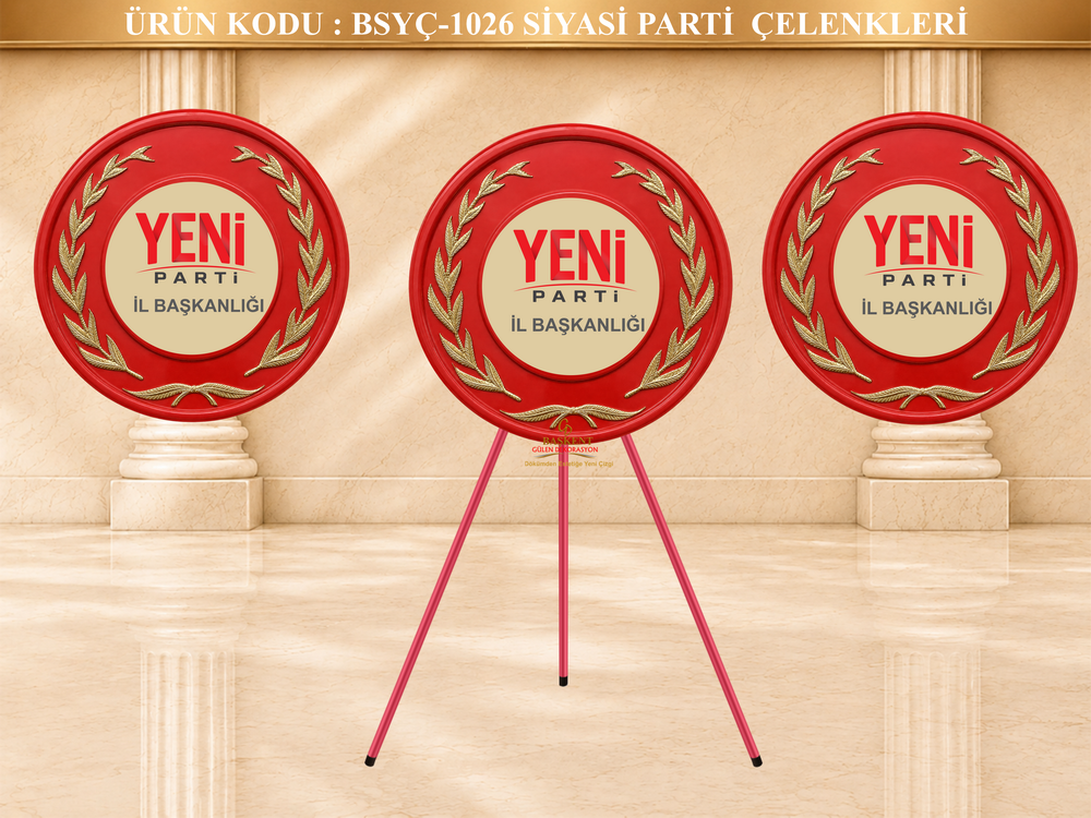 Yeni Parti İl Başkanlığı Çelengi görsel 2