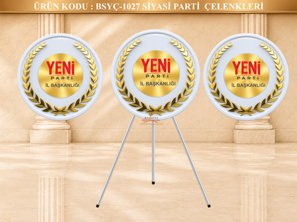 Yeni Parti İl Başkanlığı Çelengi görsel 2
