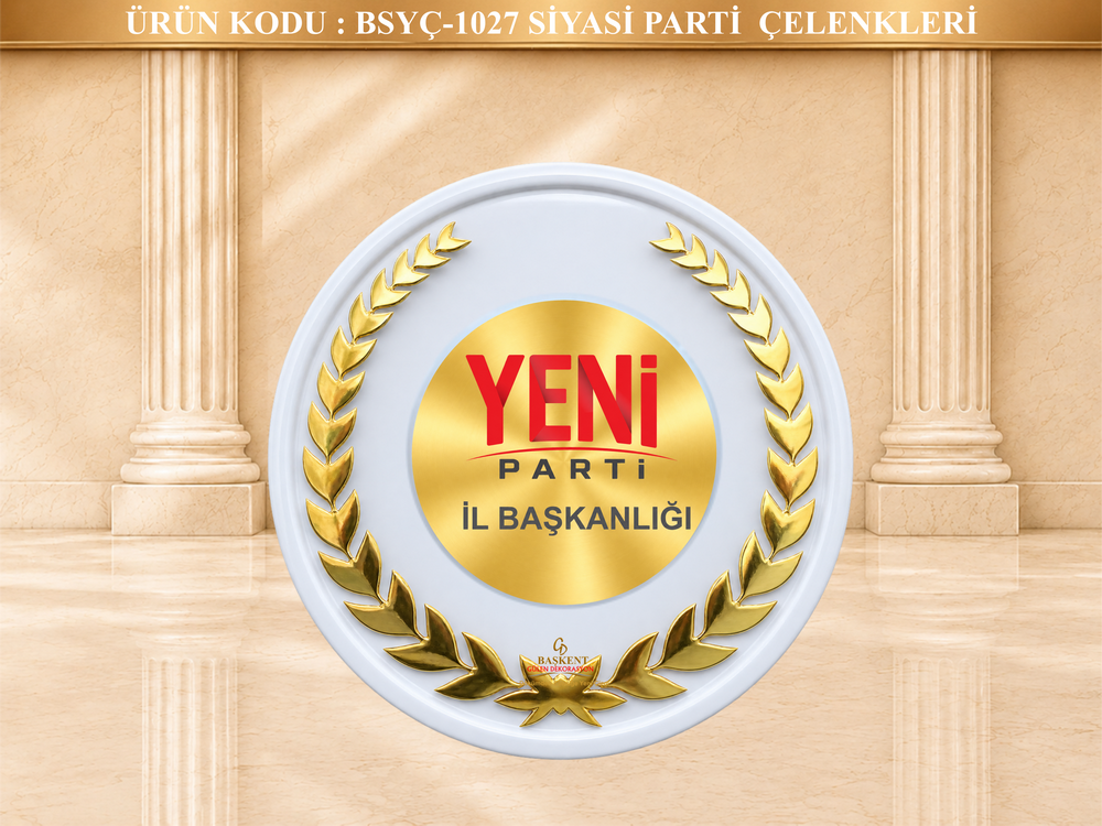 Yeni Parti İl Başkanlığı Çelengi